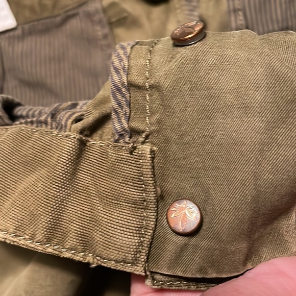 Hickey Olive Copper Button Down Adjustable Pant 32 W 33 L - Picture 6 of 16